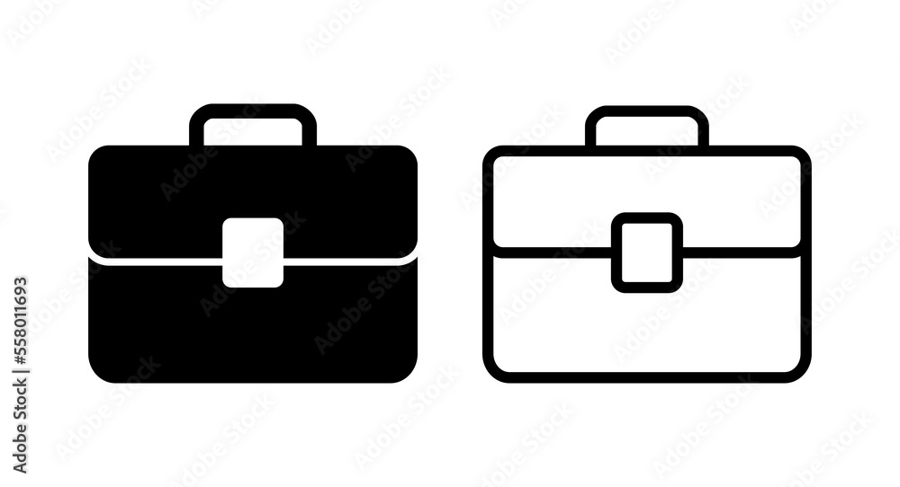 Briefcase icon vector illustration. suitcase sign and symbol. luggage symbol. Briefcase icon vector illustration. suitcase sign and symbol. luggage symbol.
