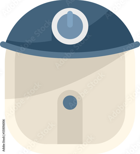 Cold foot bath icon flat vector. Beauty spa. Spa massage isolated