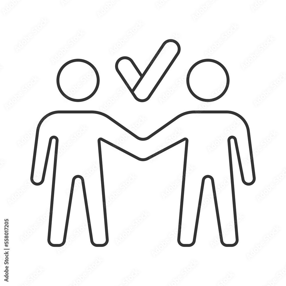 Work ethics vector icon. Line sign for mobile concept and web design. Symbol, logo illustration. Vector graphics Work ethics vector icon. Line sign for mobile concept and web design. Symbol, logo illustration. Vector graphics