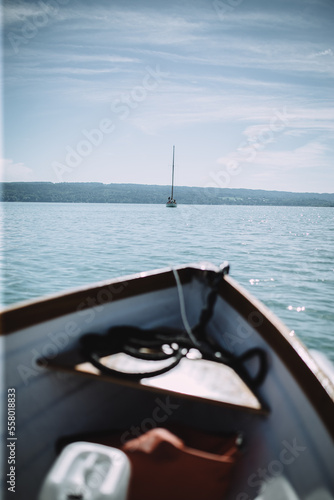 boat on lake ammersee