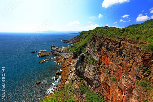 Longdong Bay at Northeast coast of Taiwan (New Taipei City and Yilan) National Scenic Area.