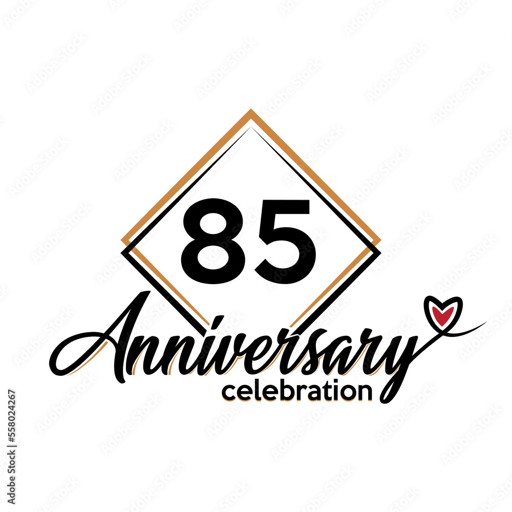 85 years anniversary celebration vector template design illustration 85 years anniversary celebration vector template design illustration