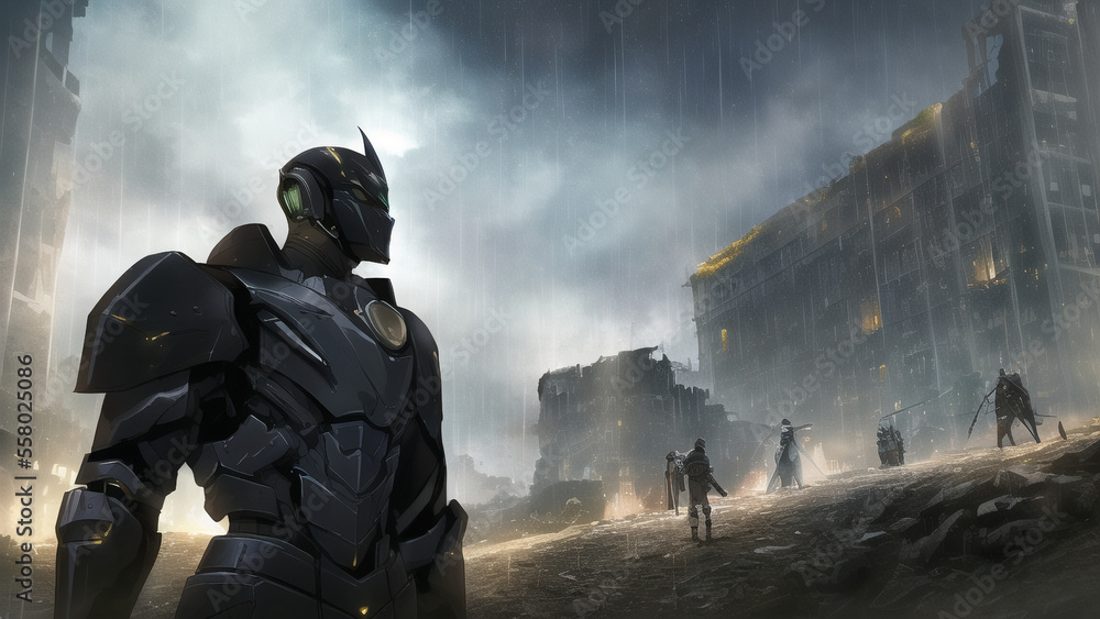 Obraz premium 色々な種類のコンセプトアートやアートワークのイラスト(AI generated image)