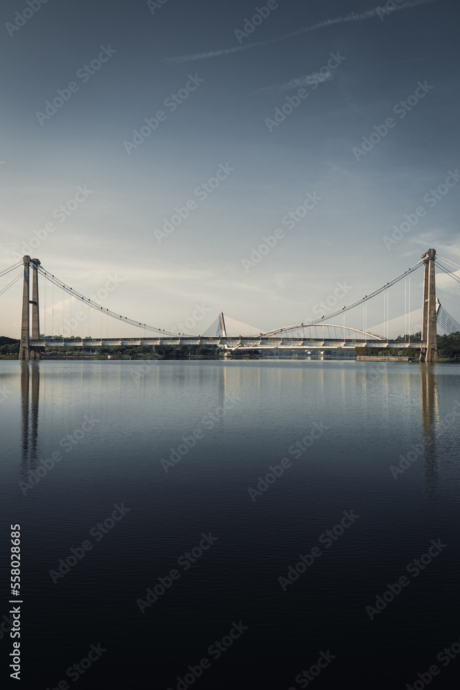 Putrajaya Broken Bridge the tourist attraction spot in Malaysia