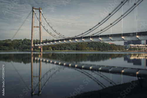 Putrajaya Broken Bridge the tourist attraction spot in Malaysia