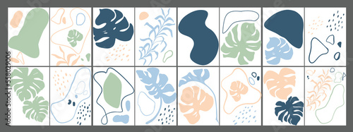 Abstract minimalistic hand drawn vector image. Use wall art, painting, invitations, stickers, wrapping paper. Separate elements on a white background