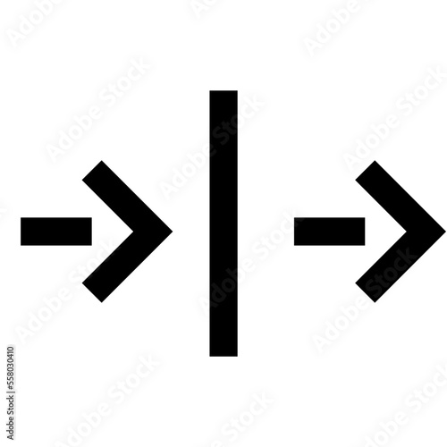 arrow navigation pointer directional line icon