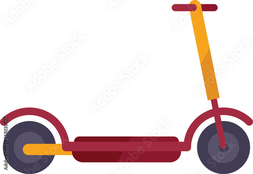 Escooter icon flat vector. Electric scooter. Kick transport isolated