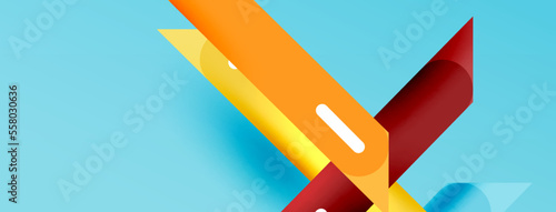 Background overlapping lines. Dynamic lines abstract wallpaper. Straight lines composition vector illustration for wallpaper banner background or landing page