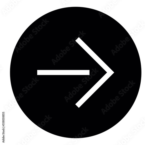 arrow navigation directional round icon