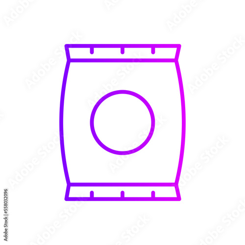 food ration gradient icon