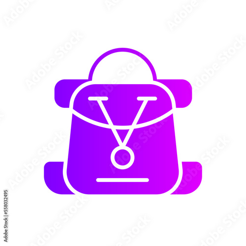 backpack gradient icon