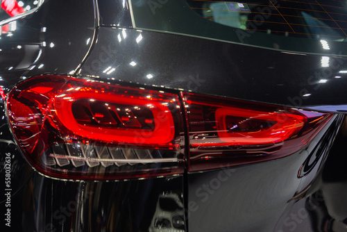 Projector rear lights are LED lights for new cars. © the_akg