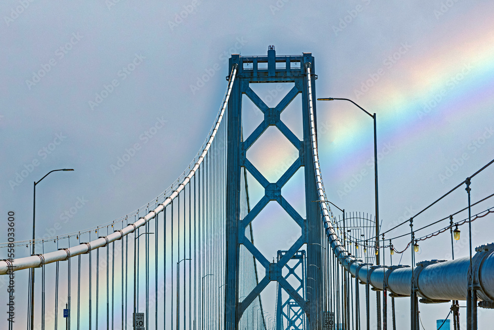 Fototapeta premium Oakland Bay Bridge in San Francisco