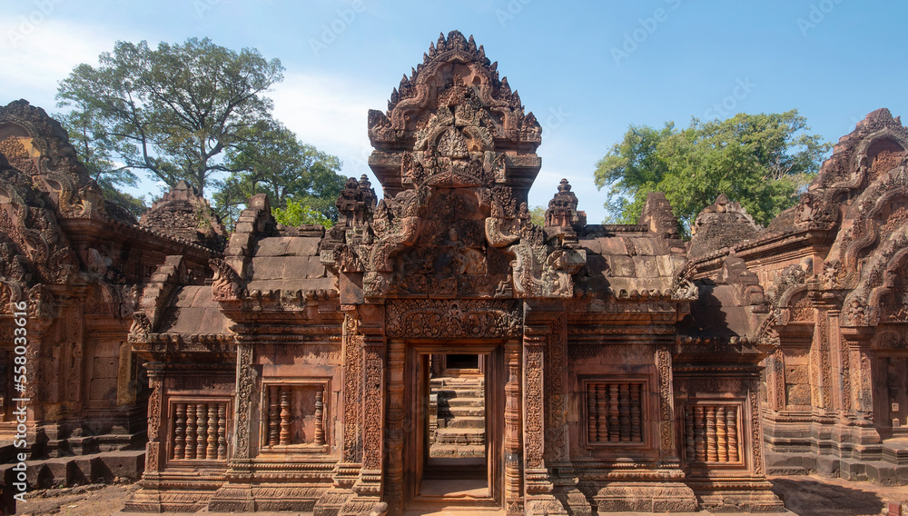 Banteay Srei temple, old city, Cambodia Banteay Srei temple, old city, Cambodia