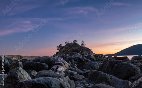 Sunset at Whytecliff park, British Columbia