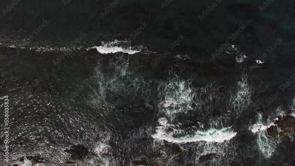 Sea Waves Top View. Abstract Nature Background 06 Sea Waves Top View. Abstract Nature Background 06