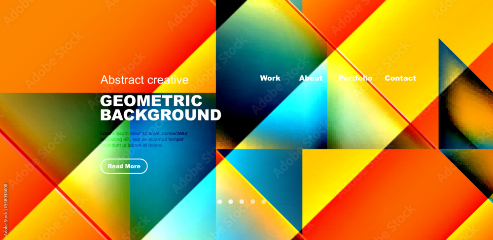 Dynamic triangle design with fluid gradient colors abstract background Dynamic triangle design with fluid gradient colors abstract background