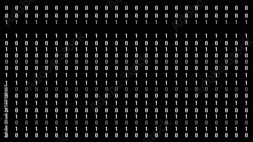 Binary code photo