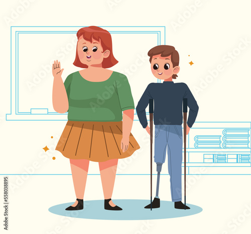 couple with handycap