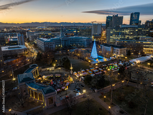 Mile High Tree in Civic Center Park