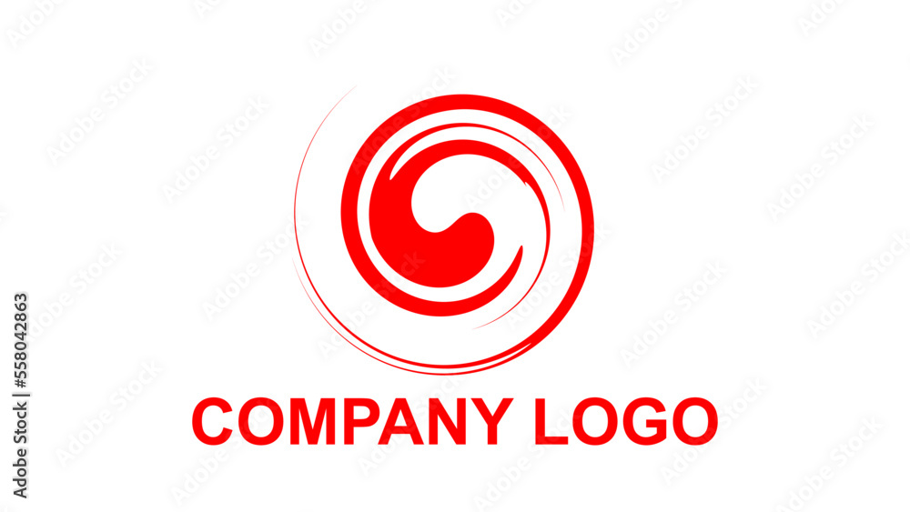 Red circle logo icon symbol beautiful simple design vector Red circle logo icon symbol beautiful simple design vector