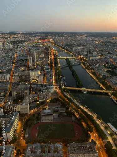 View from top of the Eiffel Tower