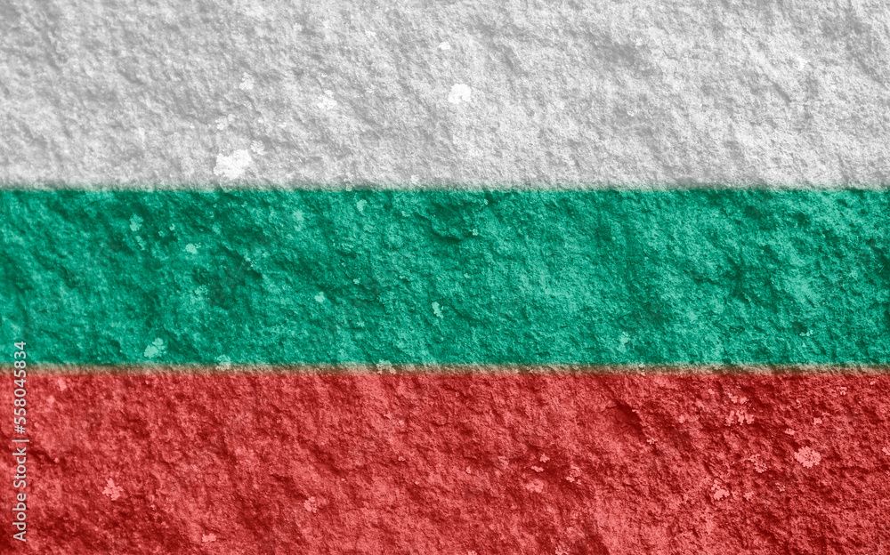 Bulgarian flag texture as a background Bulgarian flag texture as a background