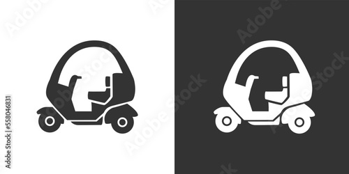 Motorcyle icon. Kind of motorcycle from moped, scooter, roadster, sports, cruiser, touring, scrambler, trial bike, and chopper.