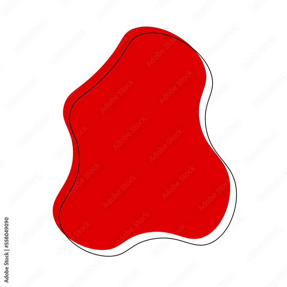 Abstract Shape With Line Abstract Shape With Line