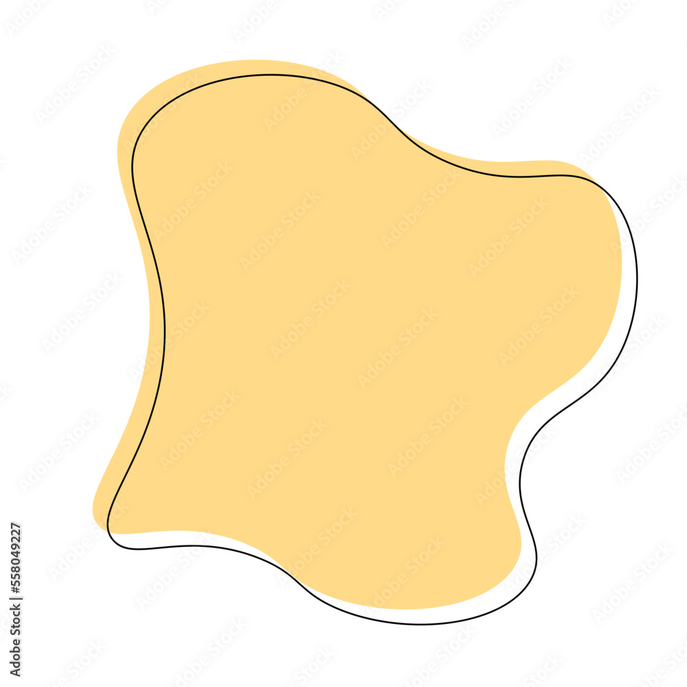 Abstract Shape With Line Abstract Shape With Line