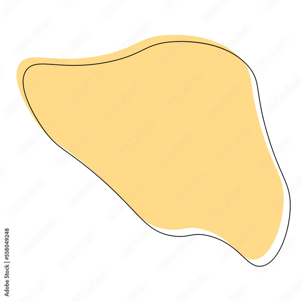 Abstract Shape With Line Abstract Shape With Line