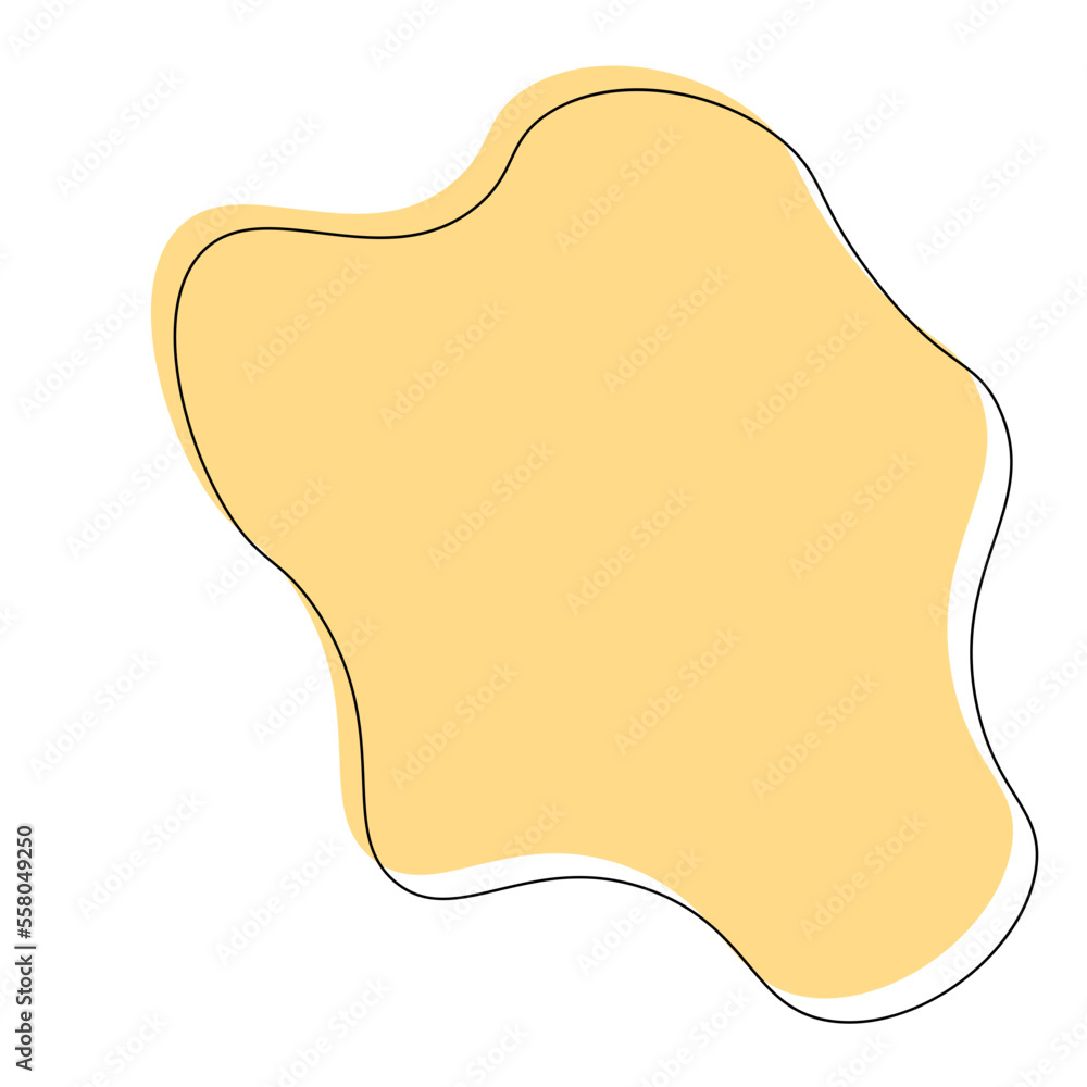 Abstract Shape With Line Abstract Shape With Line