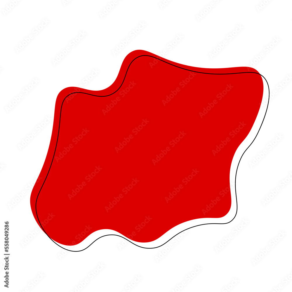 Abstract Shape With Line Abstract Shape With Line