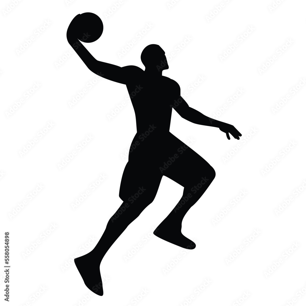basket ball silhouette vector design basket ball silhouette vector design