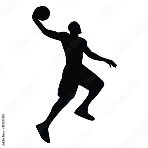 basket ball silhouette vector design