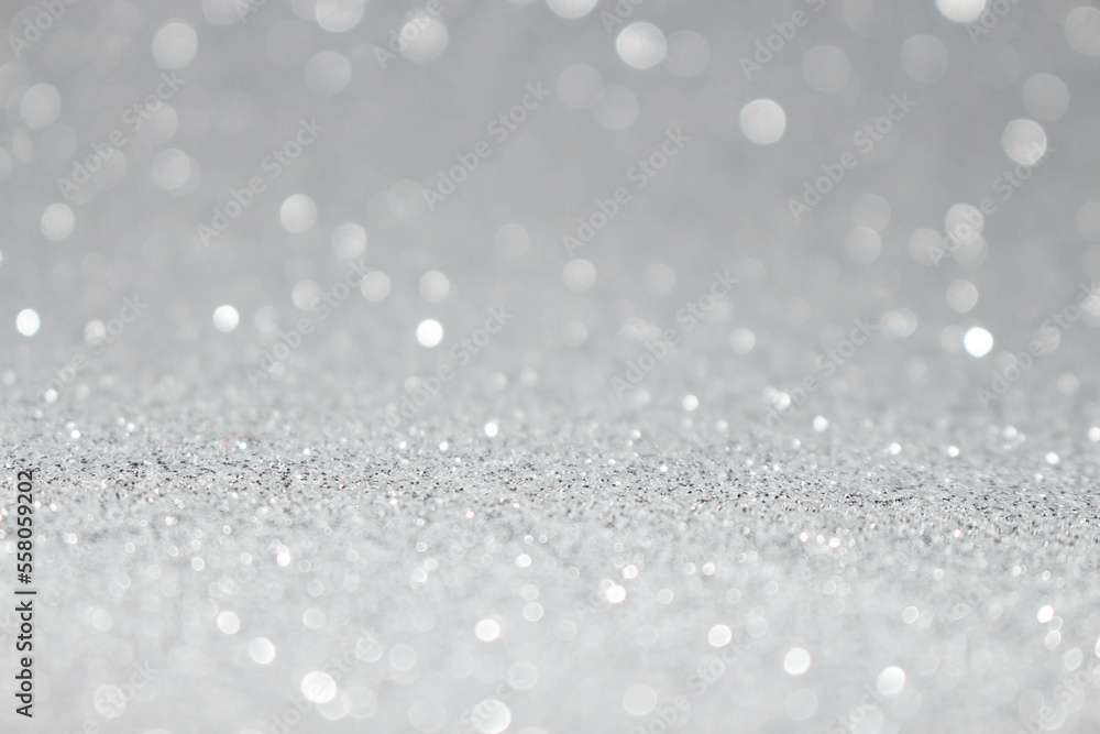 Silver background Abstract Bokeh Christmas.
Silver background Abstract Bokeh Christmas.