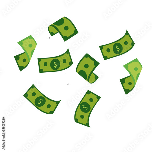 Money icon. Illustrative design for the concepts of money, wealth, investment and finance