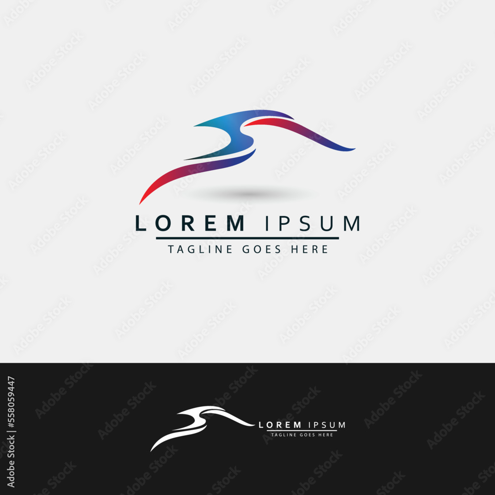 Combination Of Letter S. Abstract Vector Logo Design Template. Combination Of Letter S. Abstract Vector Logo Design Template.