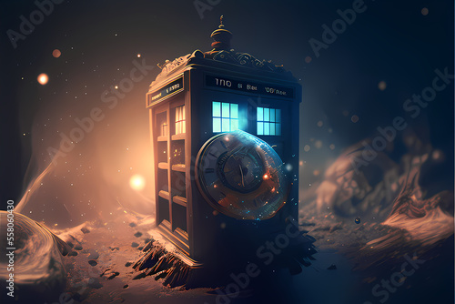 A time machine. A mystical clock standing in the middle of nowhere. A portal to another epoch