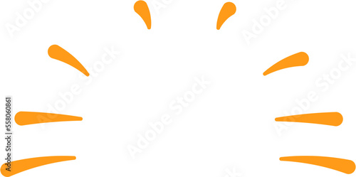Emphasis Line Accent Decorative Element