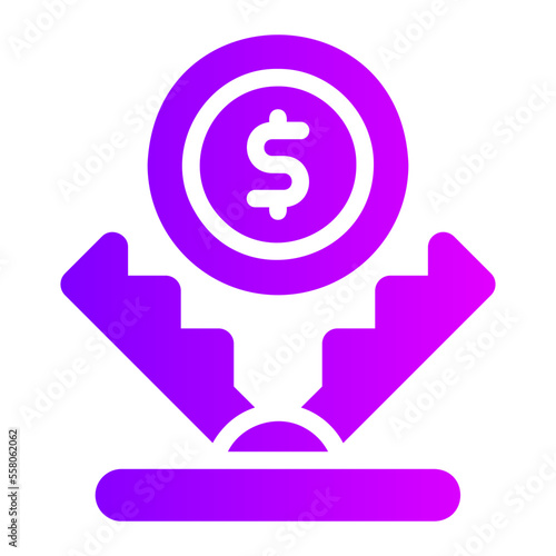 trap gradient icon