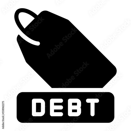 price tag glyph icon