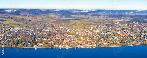 Überlingen am Bodensee - Panorama aus der Luft