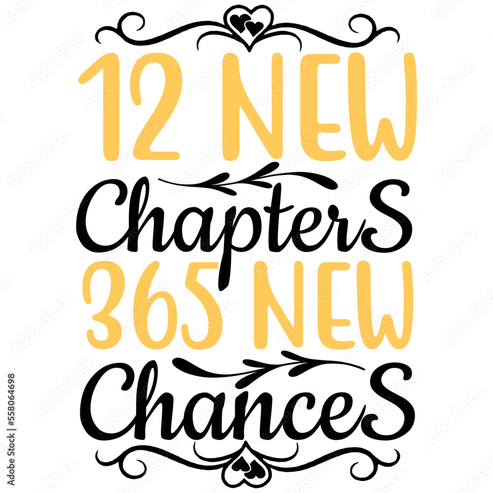12 NEW CHAPTERS 365 NEW CHANCES