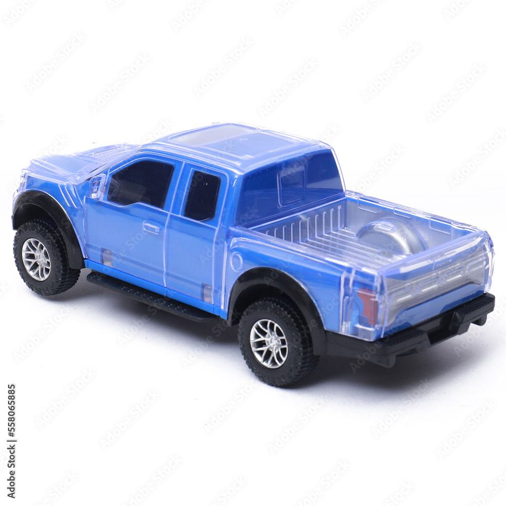 Blue Miniature Toy Pick Up Truck