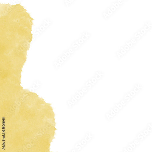 Golden Watercolor Smudge