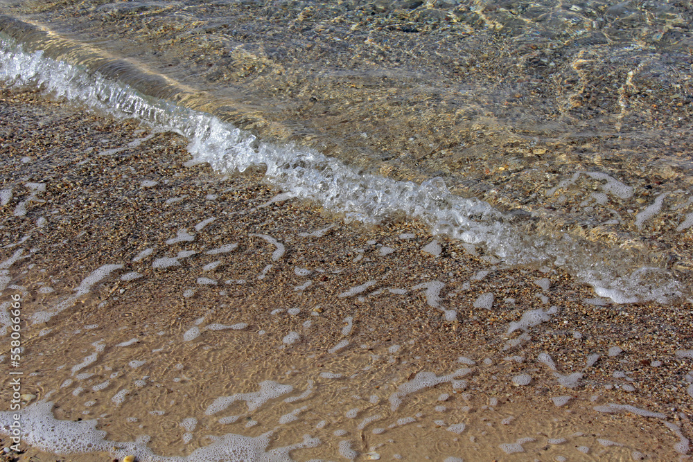 écume sur la plage écume sur la plage