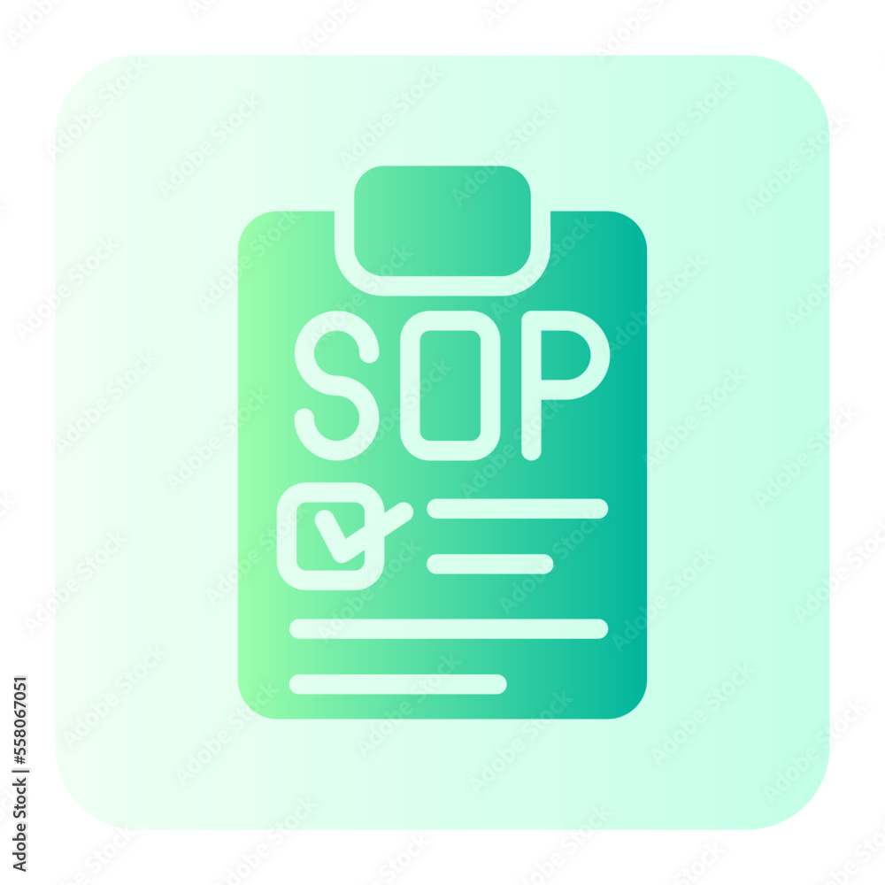 sop gradient icon sop gradient icon