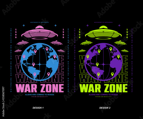 ufo t shirt design, vector graphic, typographic poster or tshirts street wear and Urban style